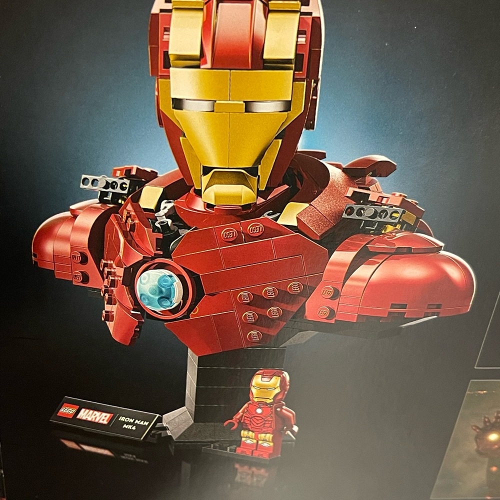 LEGO Marvel Iron Man MK4 Red & Gold Building Set (76327) 436Pcs 18+ NIB Sealed